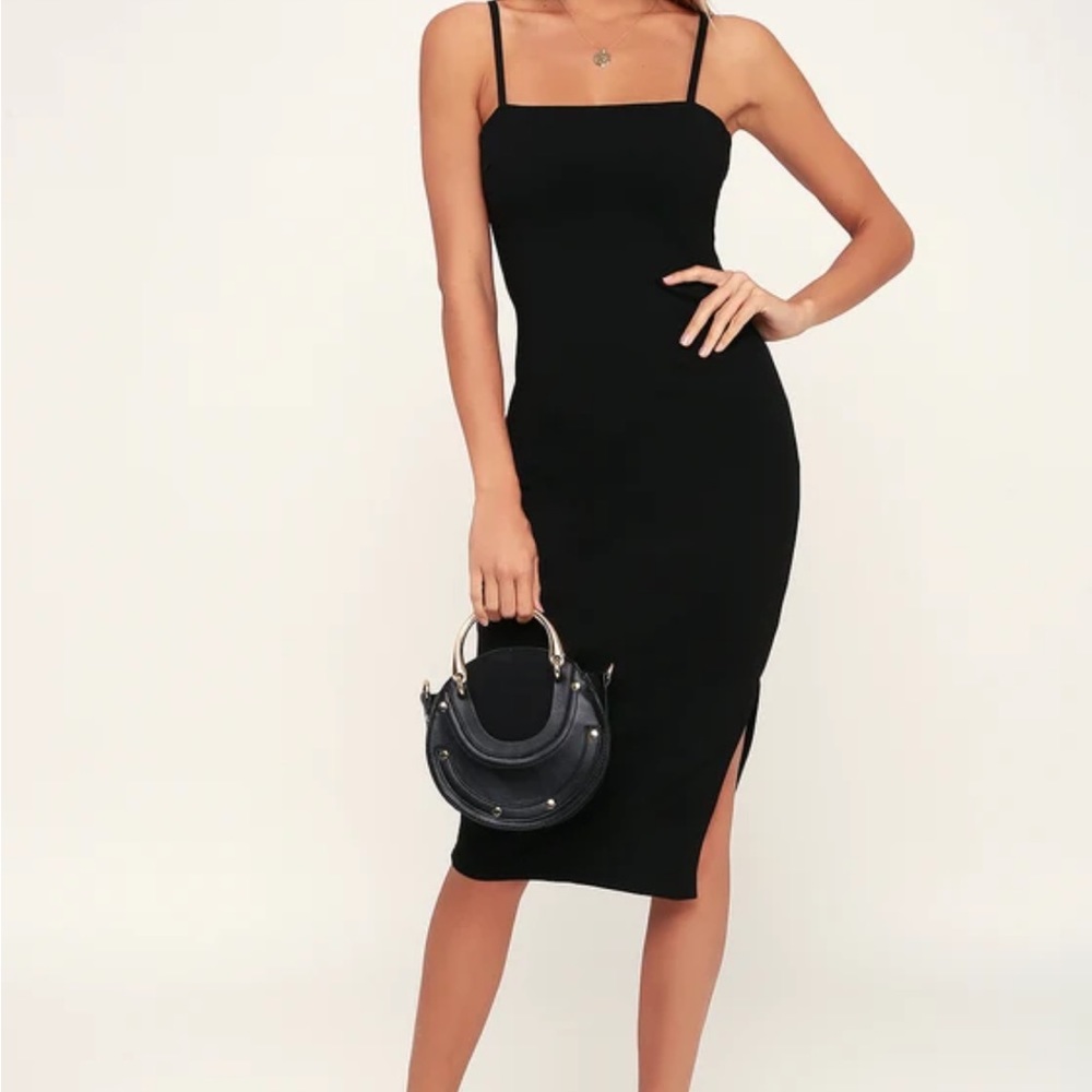 Black lulus midi dress